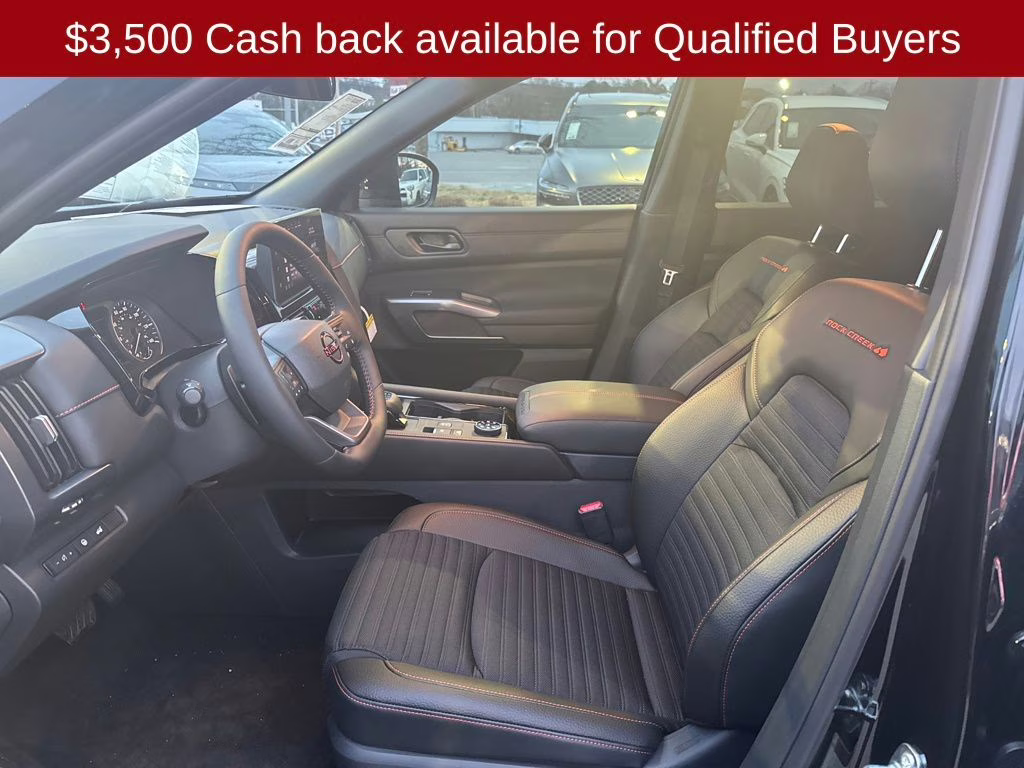 2026 Super Black Nissan Pathfinder Rock Creek 4X4 SUV