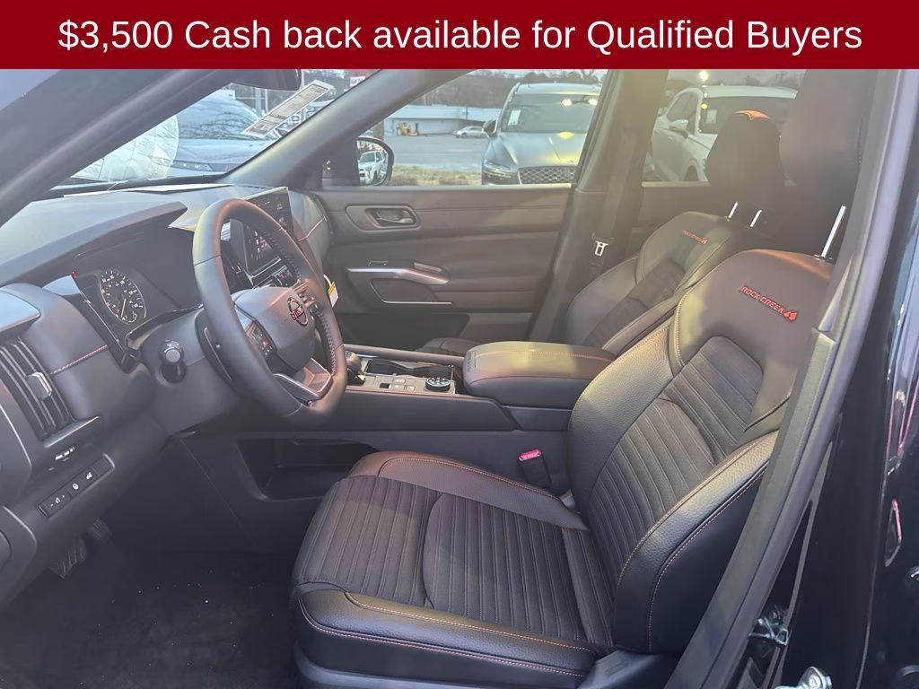 2026 Super Black Nissan Pathfinder Rock Creek 4X4 SUV