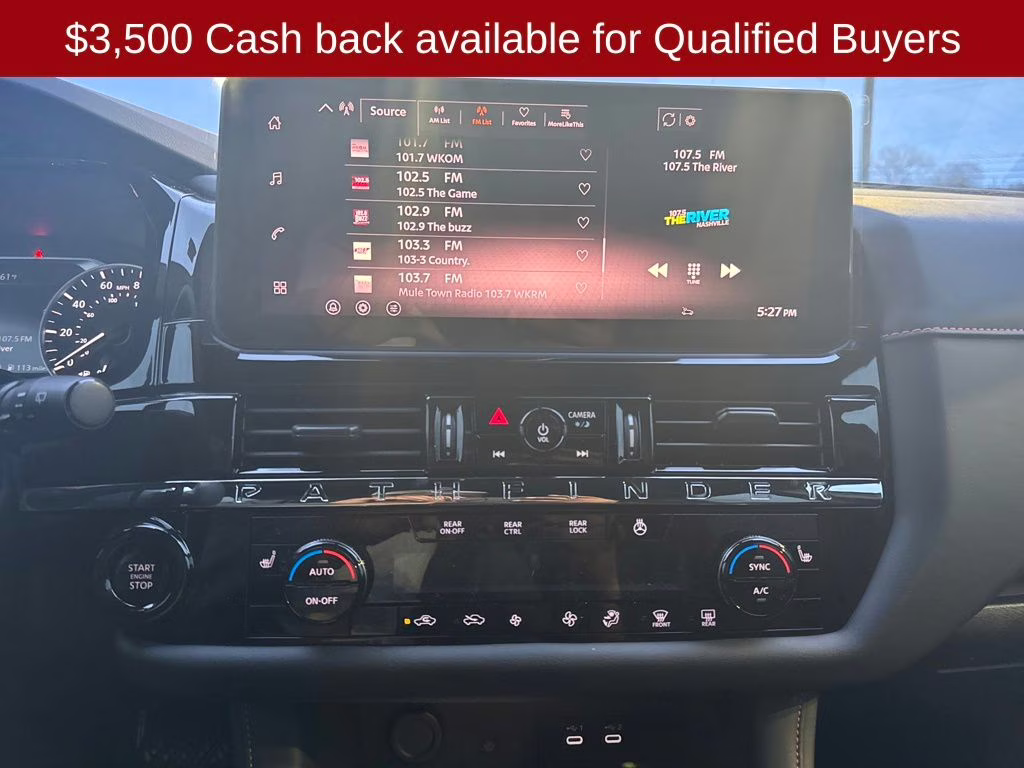 2026 Super Black Nissan Pathfinder Rock Creek 4X4 SUV