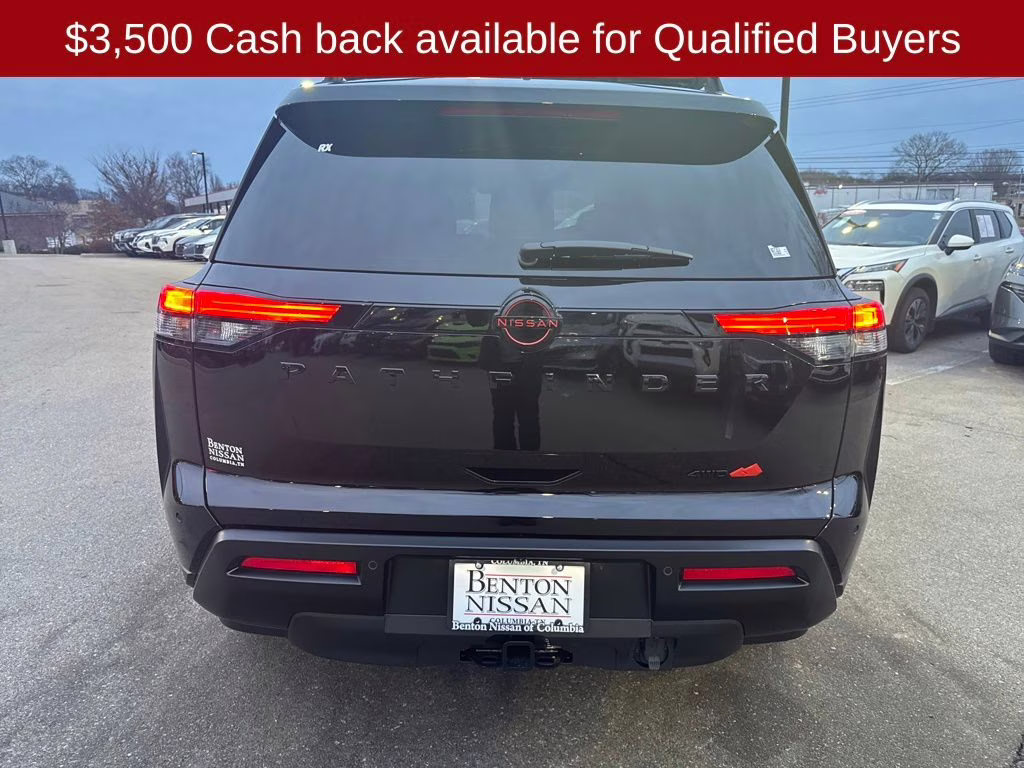 2026 Super Black Nissan Pathfinder Rock Creek 4X4 SUV