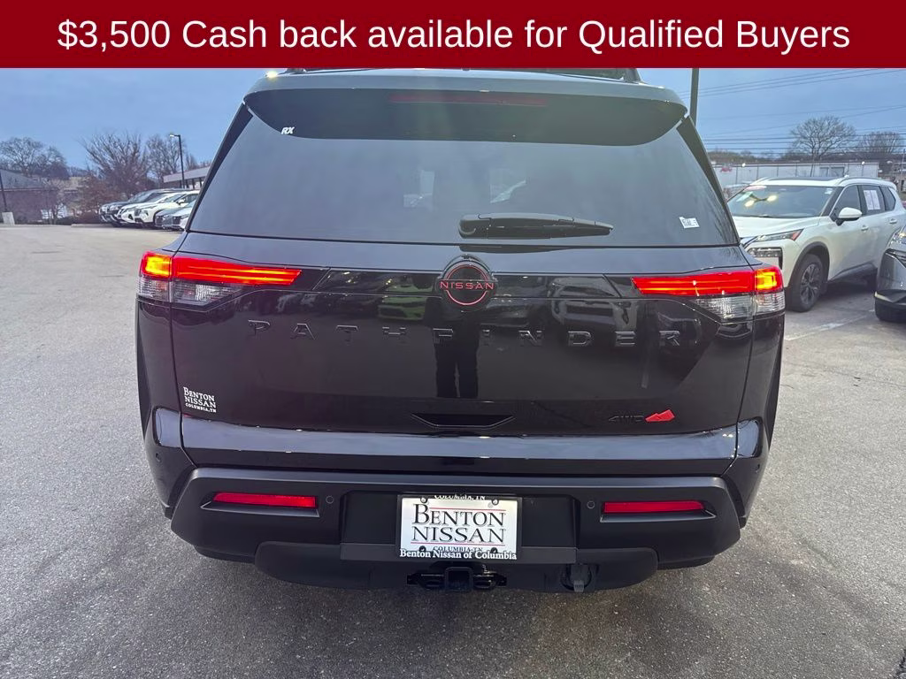 2026 Super Black Nissan Pathfinder Rock Creek 4X4 SUV