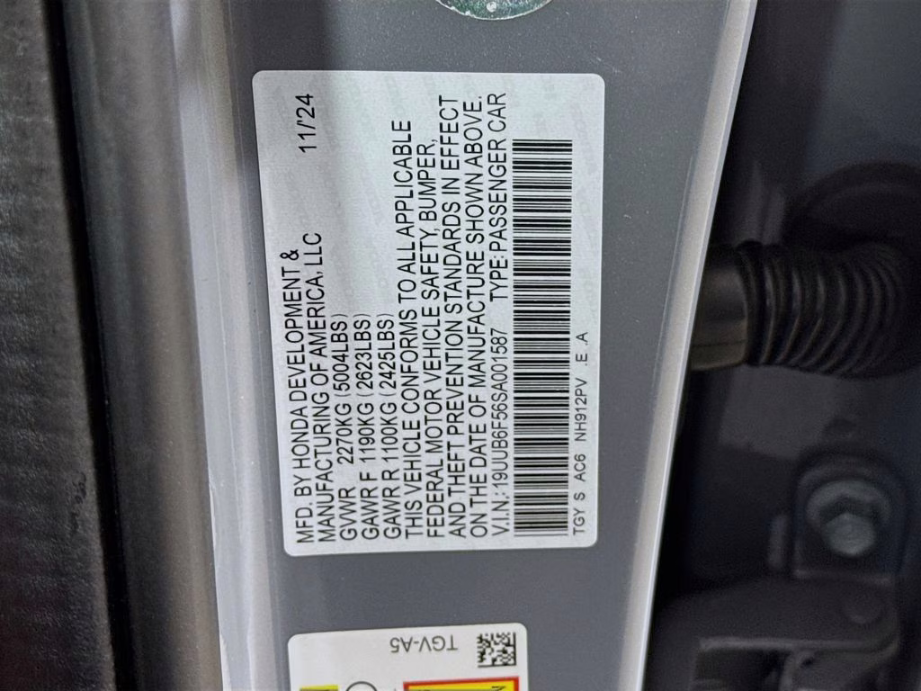 2025 Gray Acura TLX A-Spec Package AWD Sedan