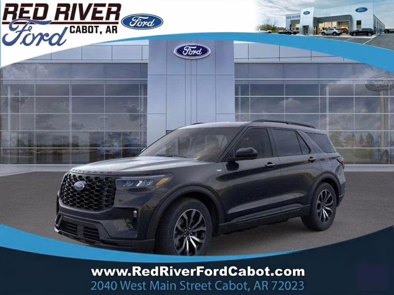 2026 Agate Black Metallic Ford Explorer ST-Line 4X4 SUV