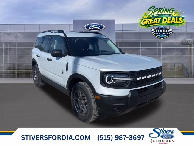 2026 Space White Metallic Ford Bronco Sport Big Bend 4X4 SUV