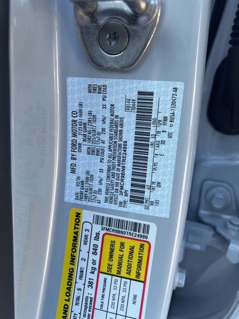 2026 Space White Metallic Ford Bronco Sport Big Bend 4X4 SUV