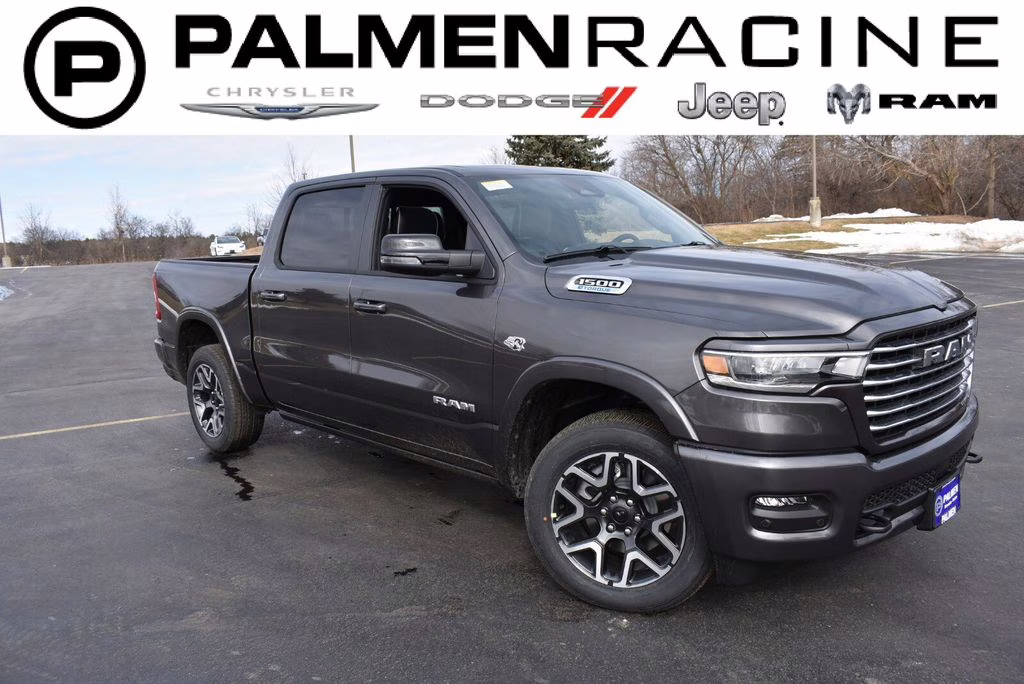 2026 Granite Crystal Metallic Clearcoat Ram 1500 Laramie 4X4 Truck