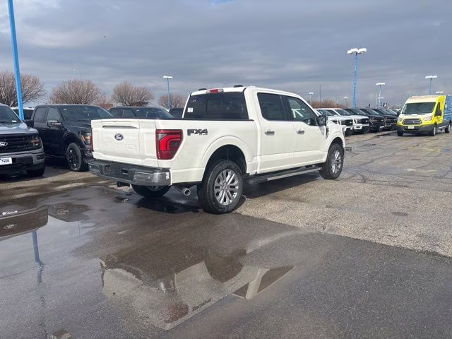 2026 Star White Metallic Tri-Coat Ford F-150 Lariat 4X4 Truck