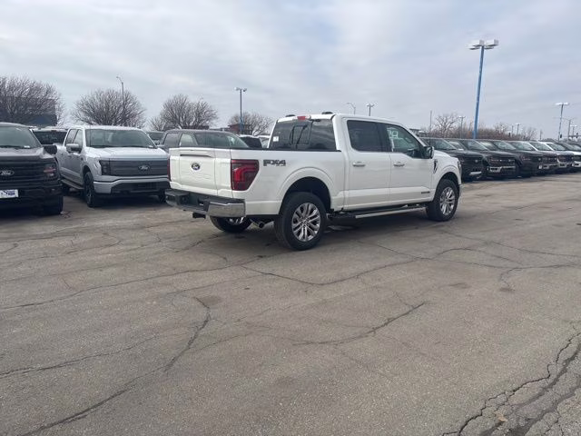2026 Star White Metallic Tri-Coat Ford F-150 Lariat 4X4 Truck
