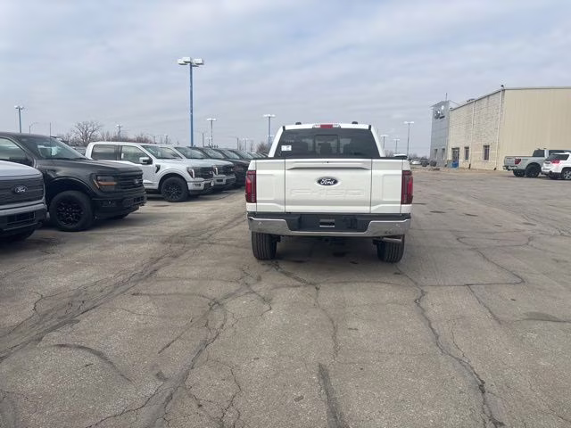 2026 Star White Metallic Tri-Coat Ford F-150 Lariat 4X4 Truck