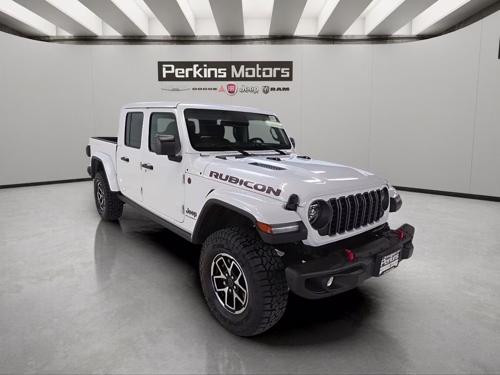 2026 Bright White Clearcoat Jeep Gladiator Rubicon 4X4 Truck