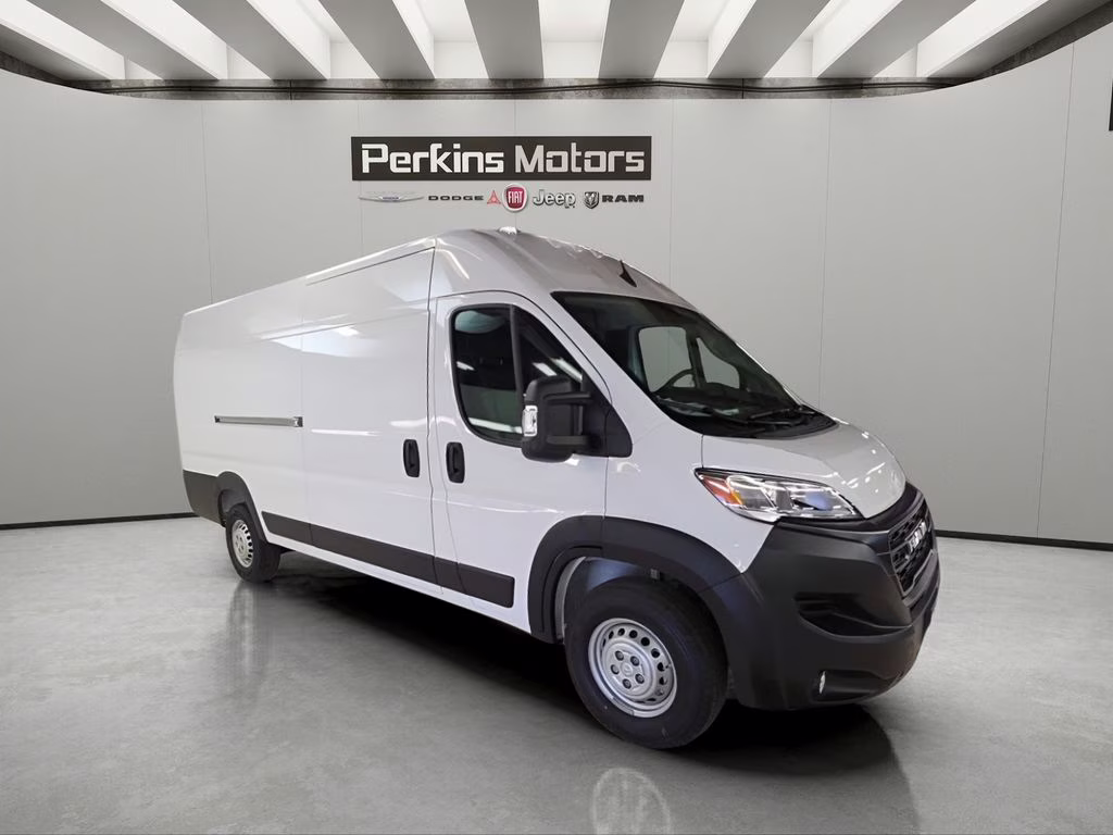 2026 Bright White Clearcoat Ram ProMaster 3500 High Roof FWD Van