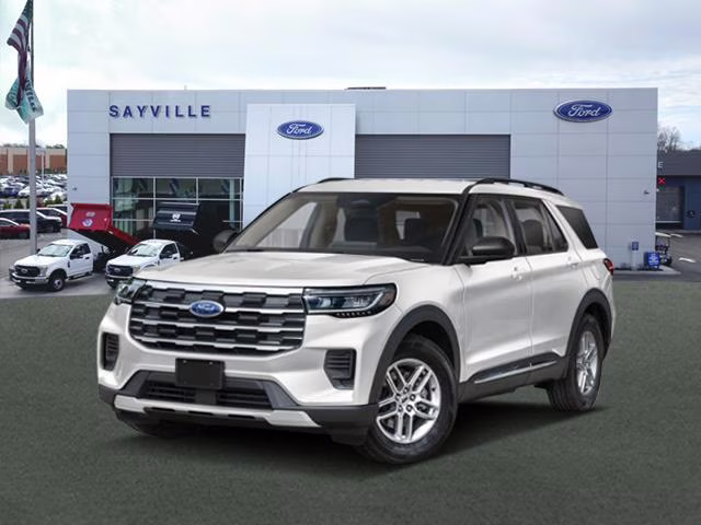 2026 Space White Metallic Ford Explorer Active w/100A Pkg 4WD 4X4 SUV