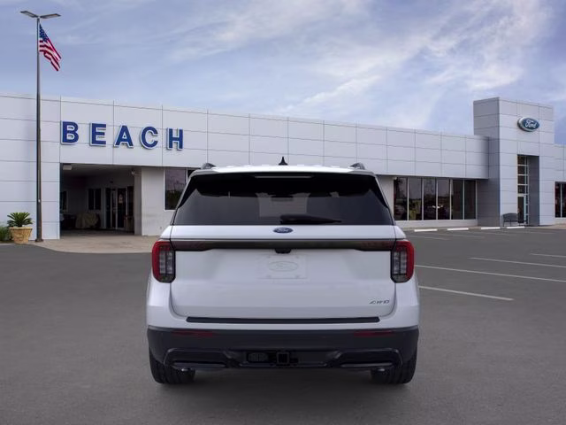 2026 Space White Metallic Ford Explorer ST-Line 4X4 SUV