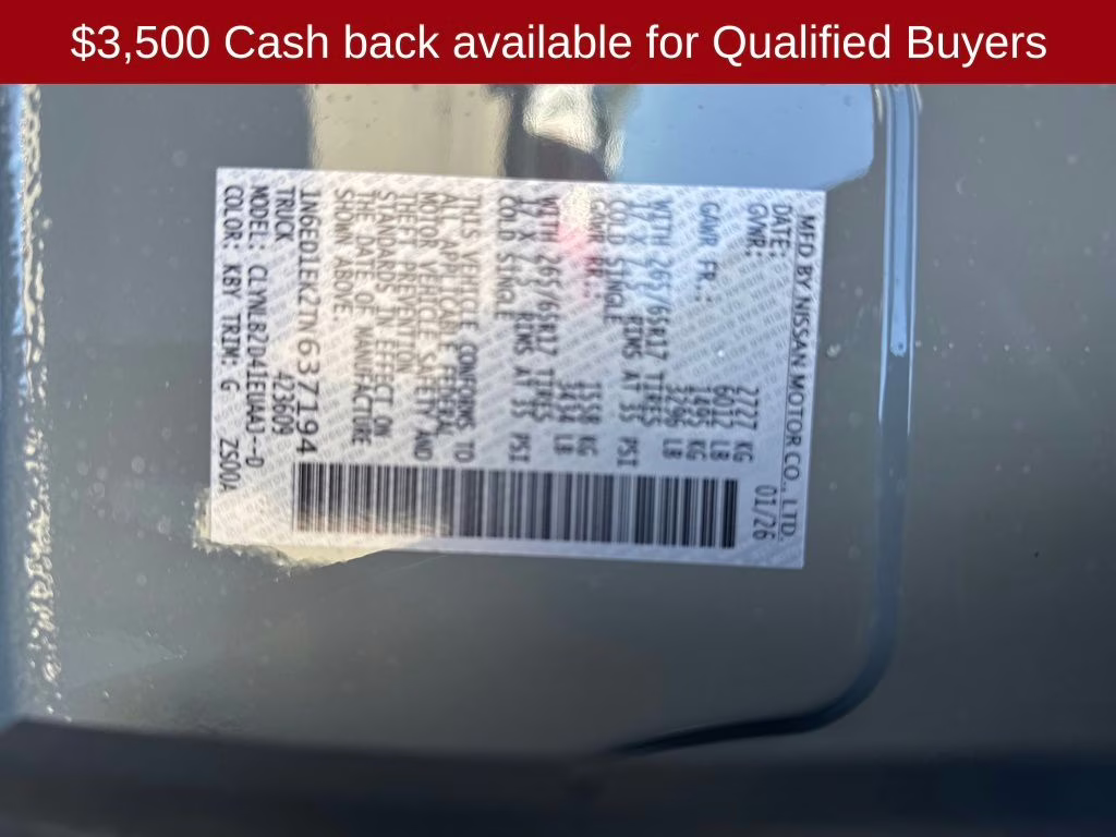 2026 Boulder Gray Pearl Nissan Frontier SV 4X4 Truck