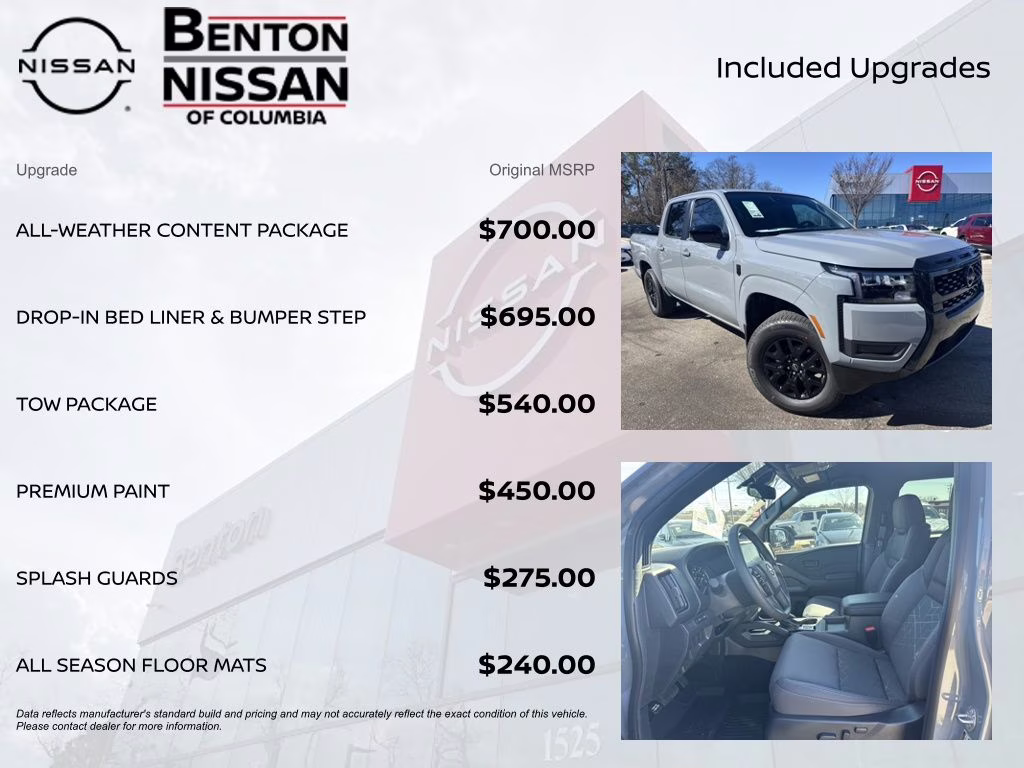 2026 Boulder Gray Pearl Nissan Frontier SV 4X4 Truck