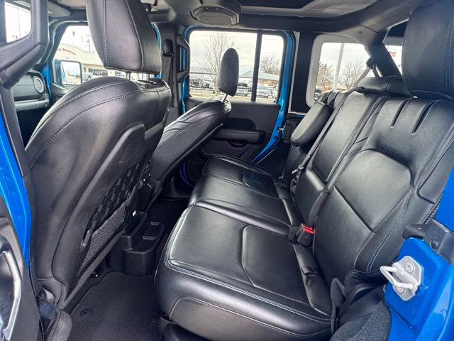 2022 Hydro Blue Pearl Coat Jeep Wrangler Unlimited Rubicon 4xe 4X4 SUV