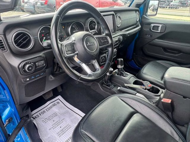2022 Hydro Blue Pearl Coat Jeep Wrangler Unlimited Rubicon 4xe 4X4 SUV