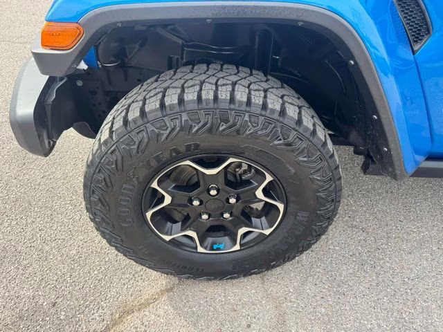 2022 Hydro Blue Pearl Coat Jeep Wrangler Unlimited Rubicon 4xe 4X4 SUV