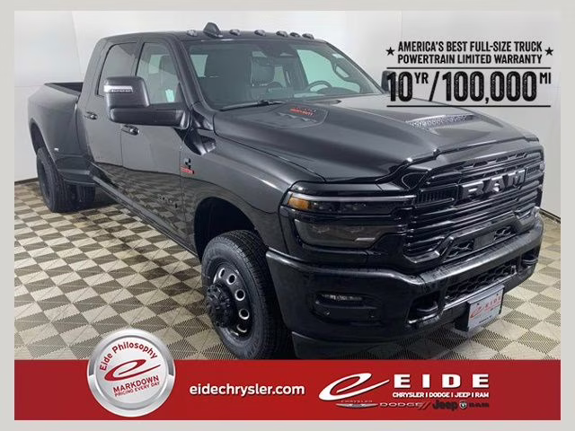 2026 Diamond Black Crystal Pearlcoat Ram 3500 Laramie Night Edition 4X4 Truck