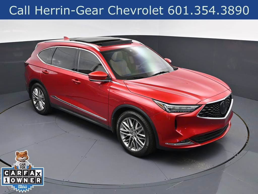 2023 Radiant Red Acura MDX Advance AWD SUV