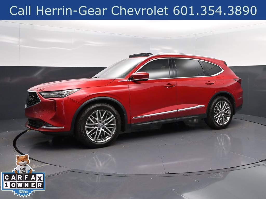 2023 Radiant Red Acura MDX Advance AWD SUV