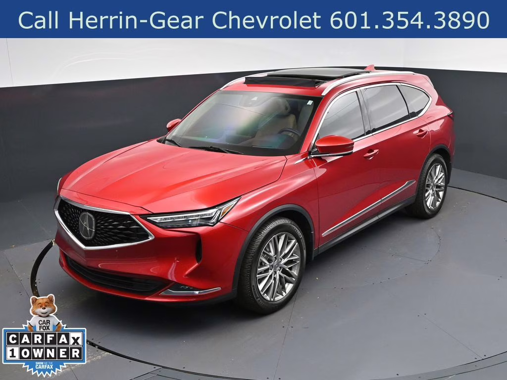 2023 Radiant Red Acura MDX Advance AWD SUV