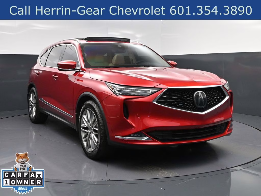 2023 Radiant Red Acura MDX Advance AWD SUV