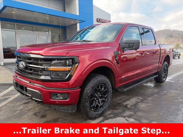 Ruby Red Metallic Tinted Clearcoat 2026 Ford F-150 XLT SuperCrew 4WD Pickup Truck Four-Wheel Drive Automatic