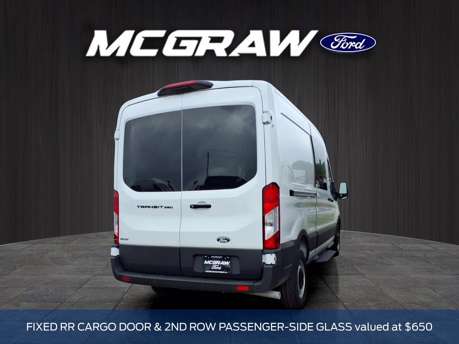 2026 Oxford White Ford Transit-250 Base RWD Van