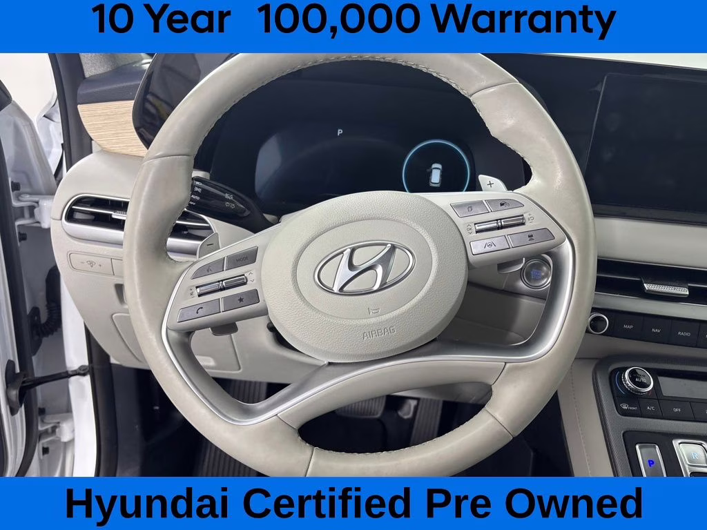 2025 Hyper White Hyundai Palisade Limited FWD SUV