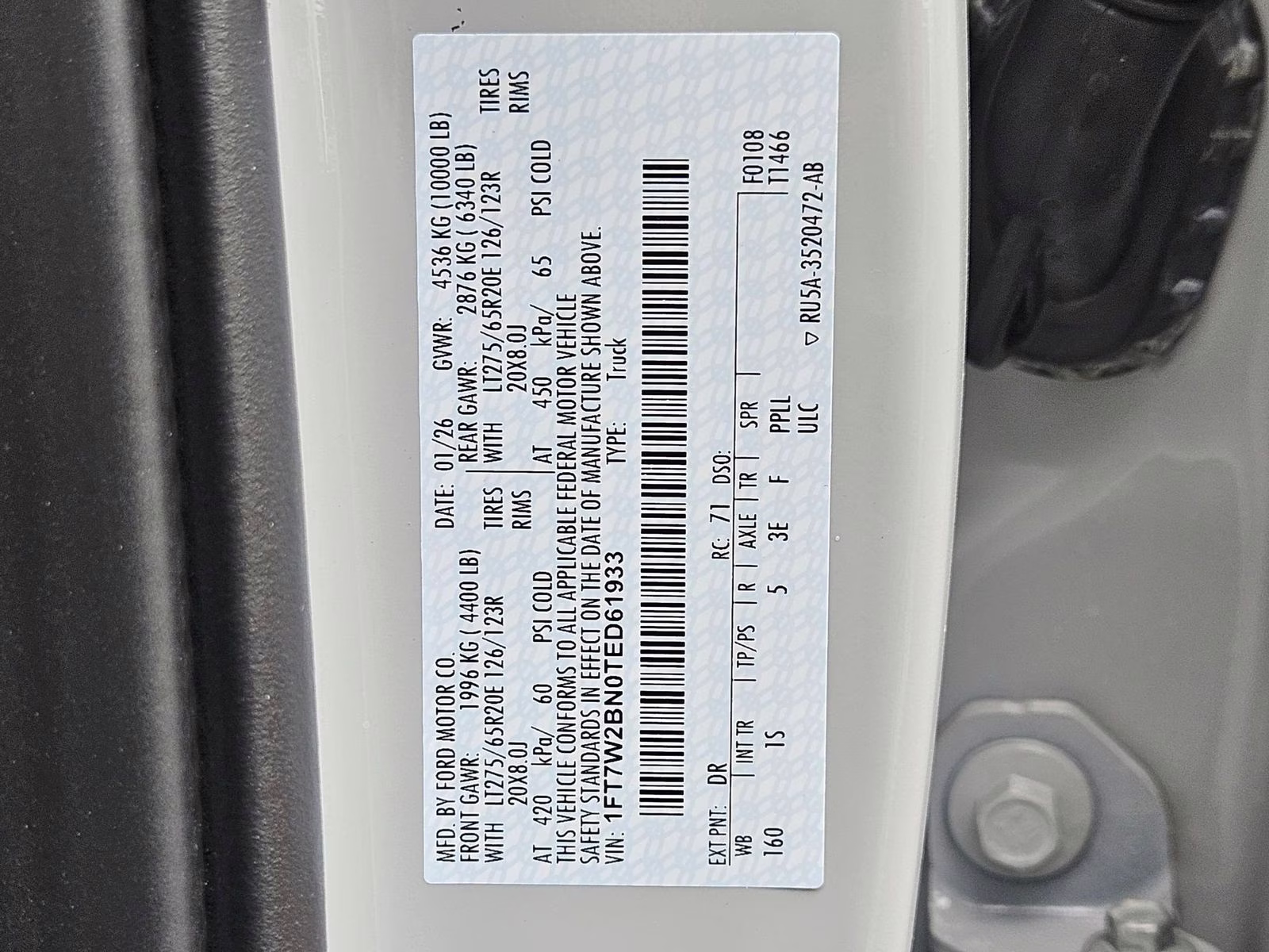 2026 Avalanche Ford Super Duty F-250 SRW XL 4X4 Truck