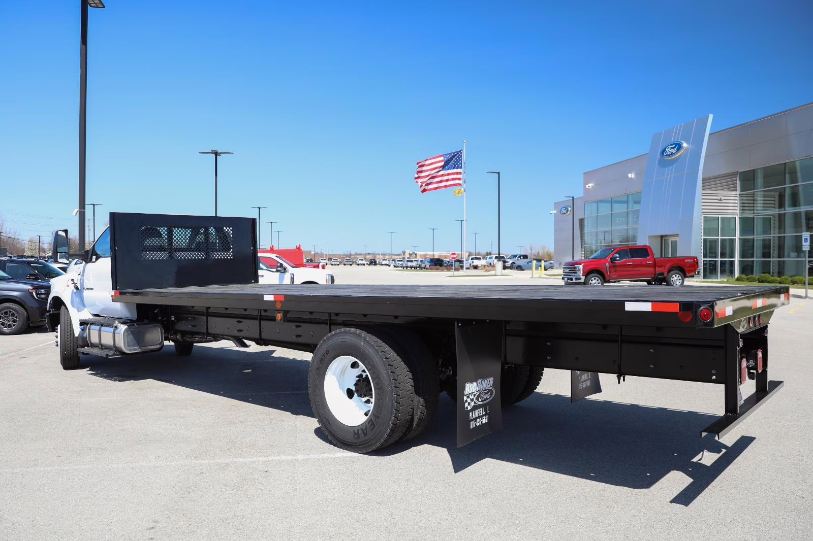 2027 Oxford White Ford F-650 Straight Frame Base RWD Truck