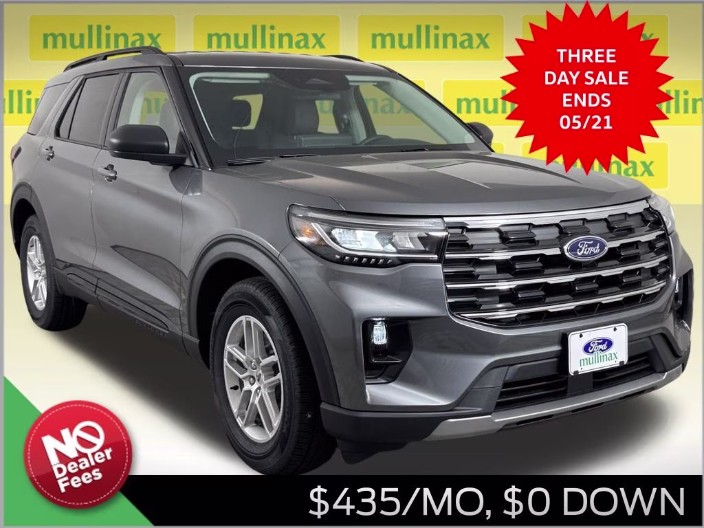 2026 Carbonized Gray Metallic Ford Explorer Active RWD SUV