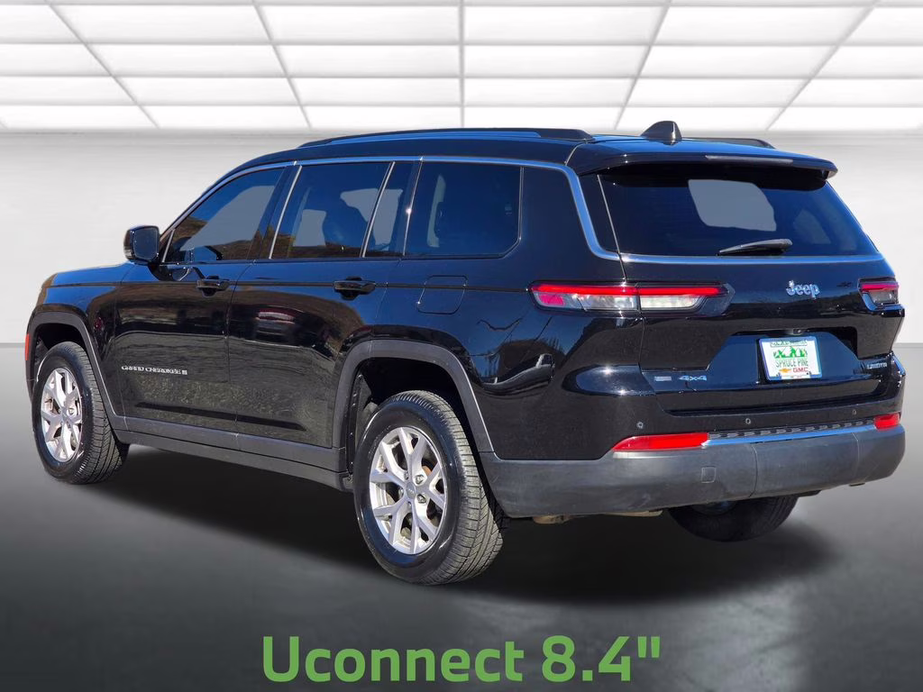 2021 Diamond Black Crystal Pearlcoat Jeep Grand Cherokee L Limited 4X4 SUV