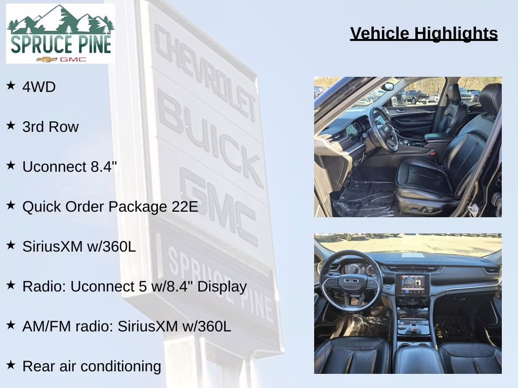 2021 Diamond Black Crystal Pearlcoat Jeep Grand Cherokee L Limited 4X4 SUV