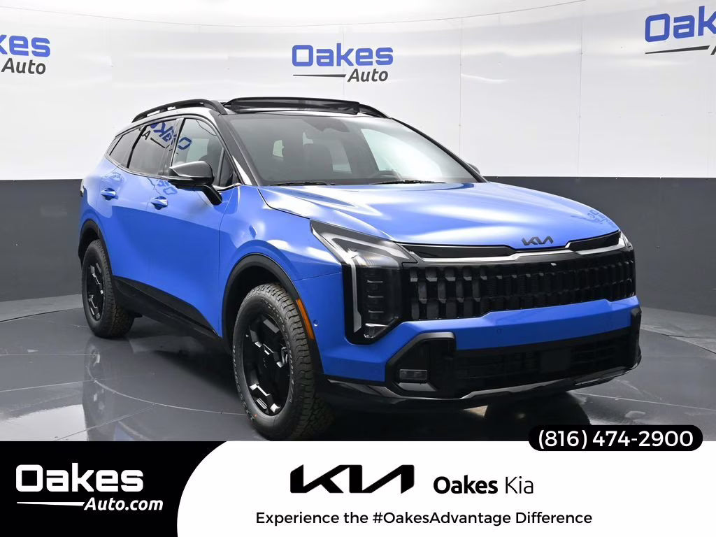 2026 Nebular Blue/Black Roof Kia Sportage X-Pro Prestige AWD SUV