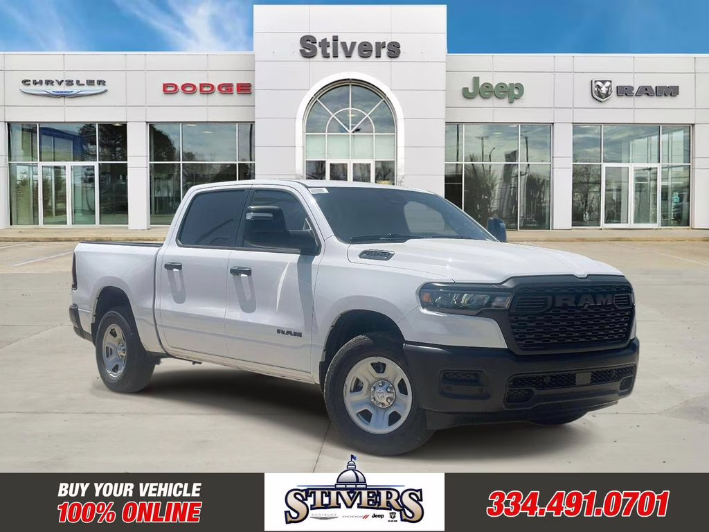 2026 Bright White Clearcoat Ram 1500 Tradesman 4X4 Truck