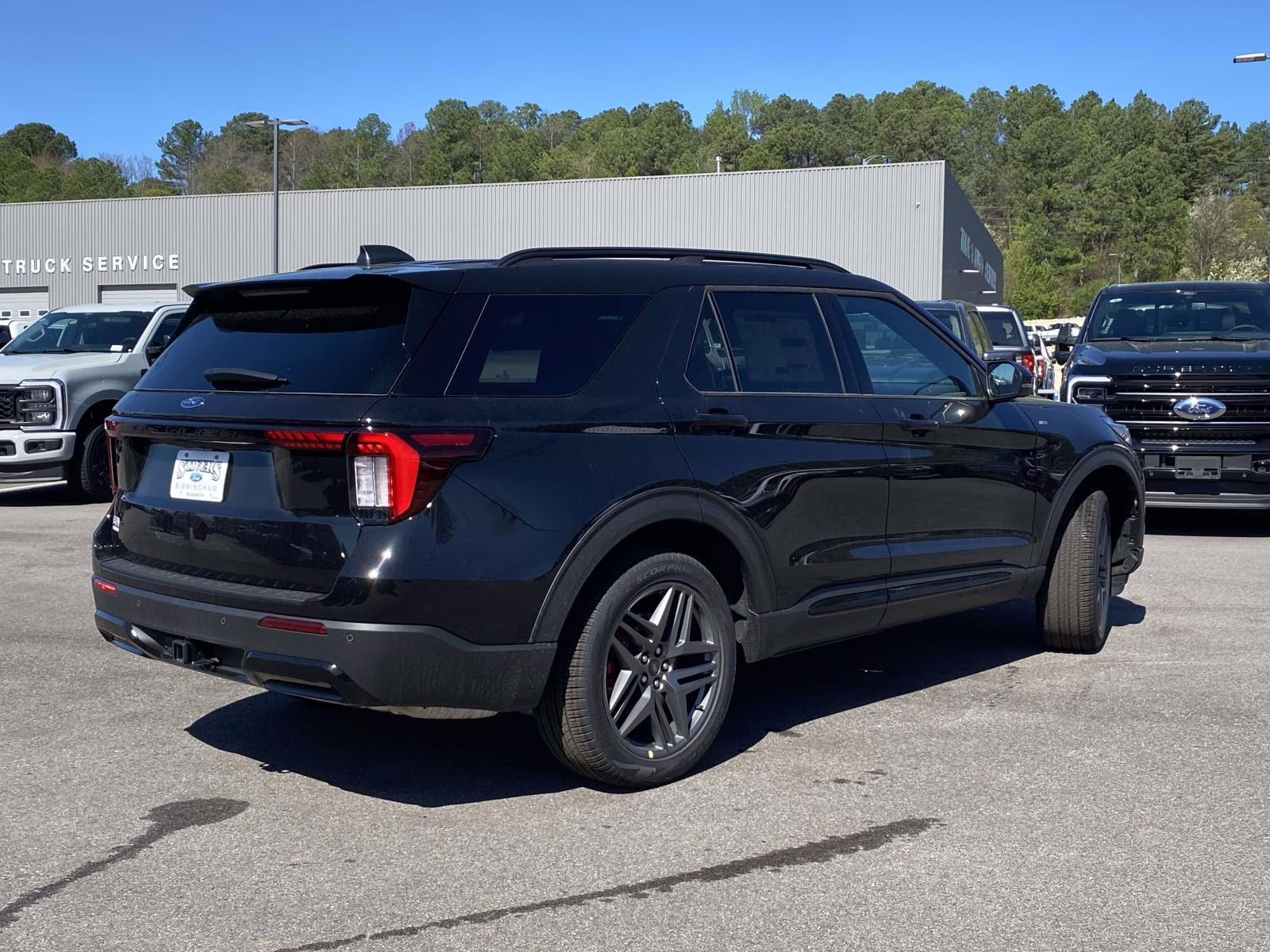 2026 Black Metallic Ford Explorer ST-Line RWD SUV
