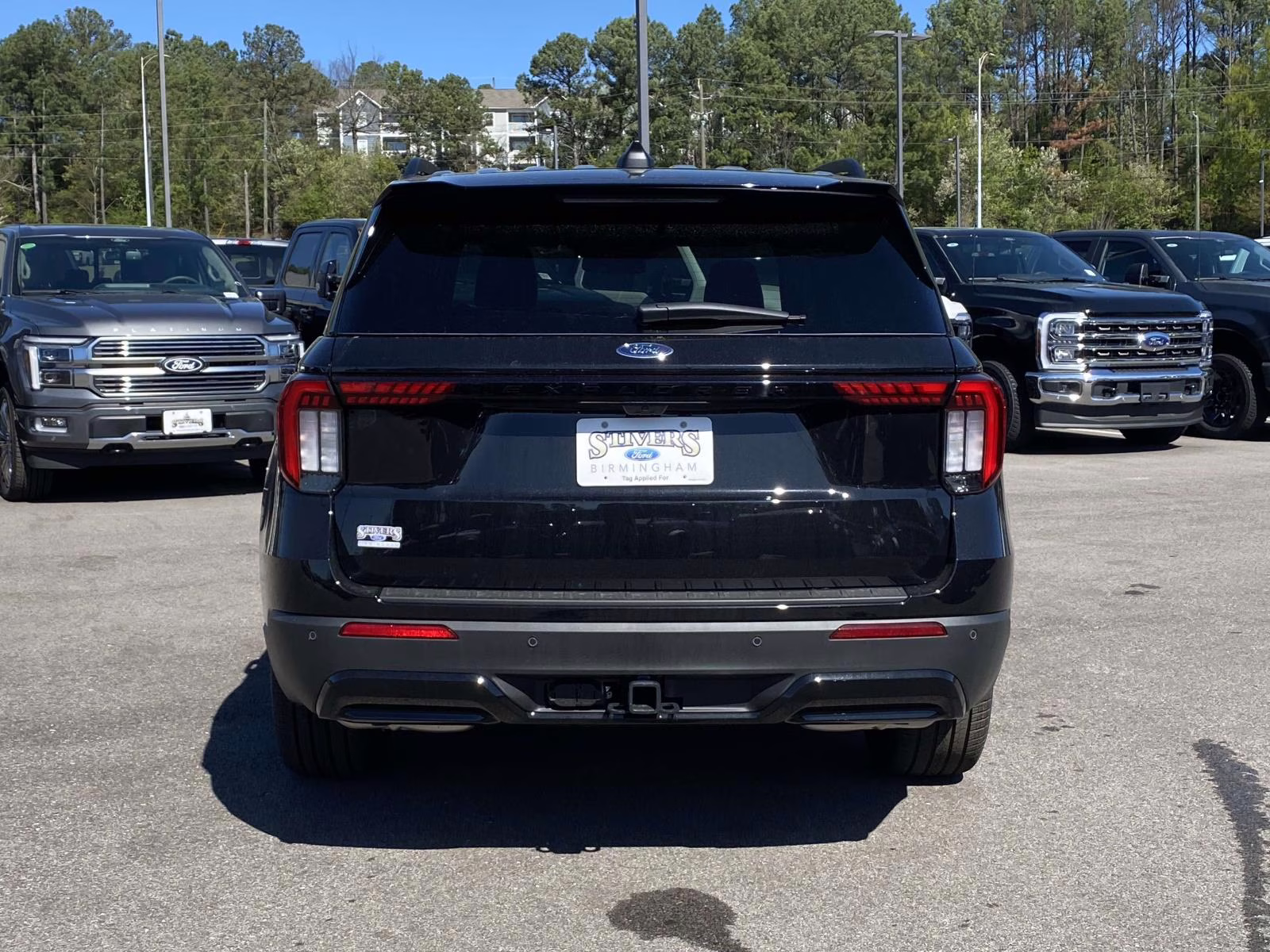 2026 Black Metallic Ford Explorer ST-Line RWD SUV