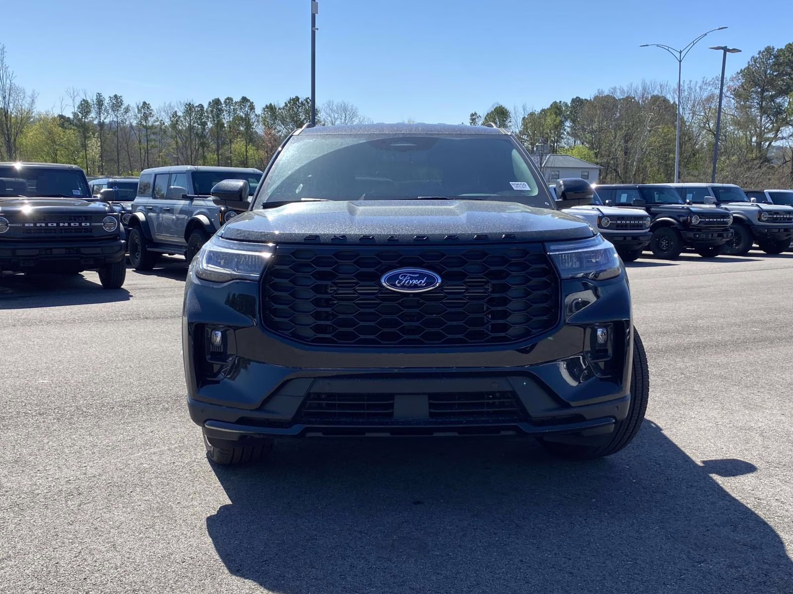 2026 Black Metallic Ford Explorer ST-Line RWD SUV
