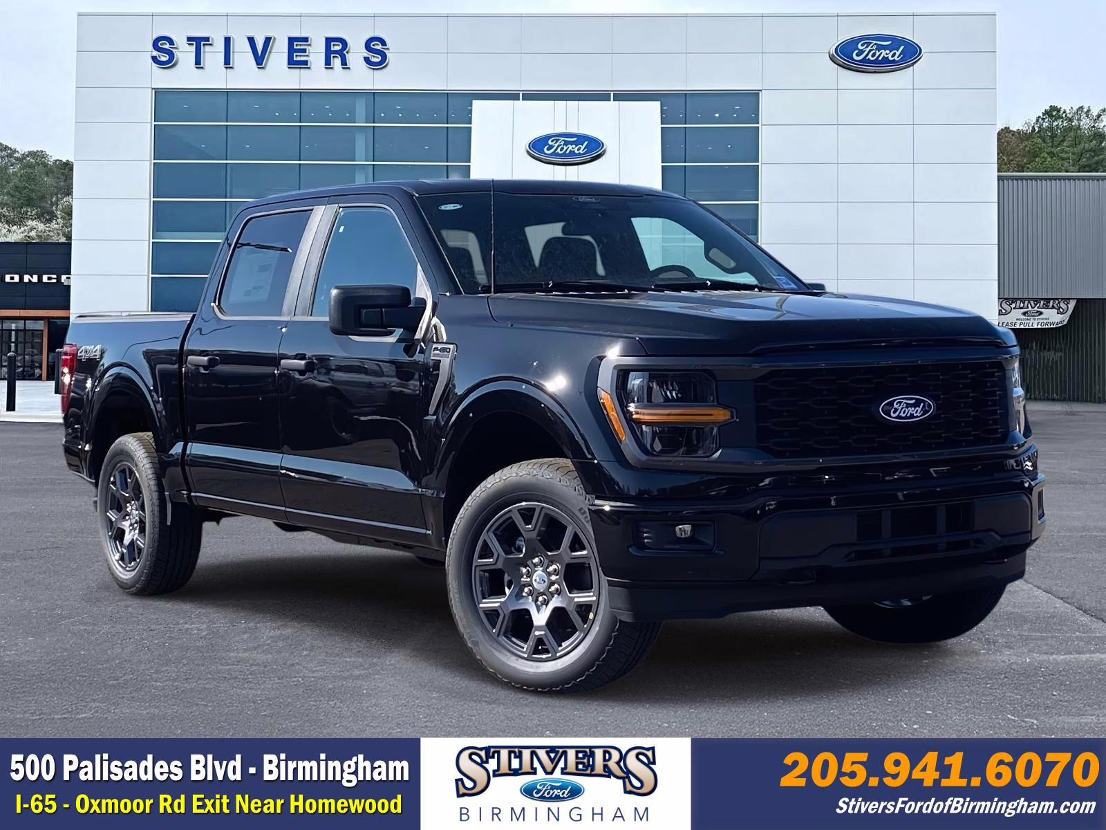 2026 Agate Black Metallic Ford F-150 STX 4X4 Truck