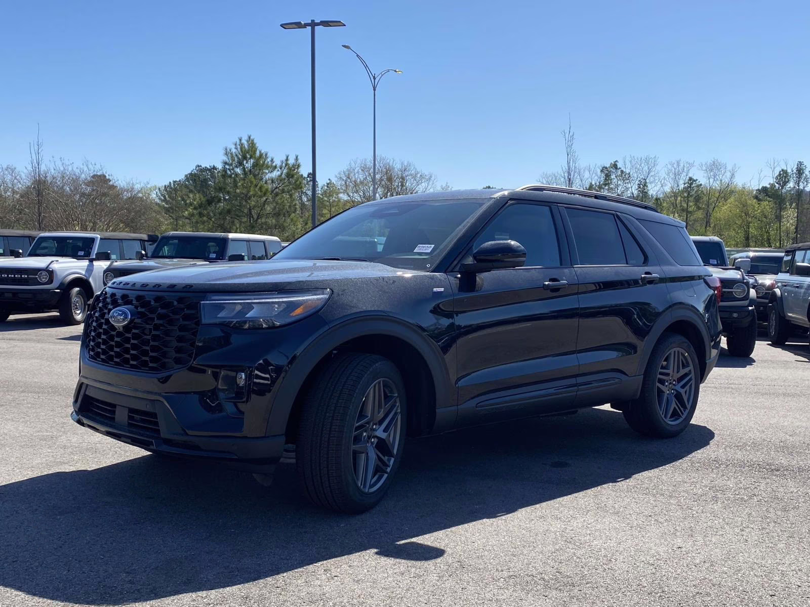 2026 Black Metallic Ford Explorer ST-Line RWD SUV