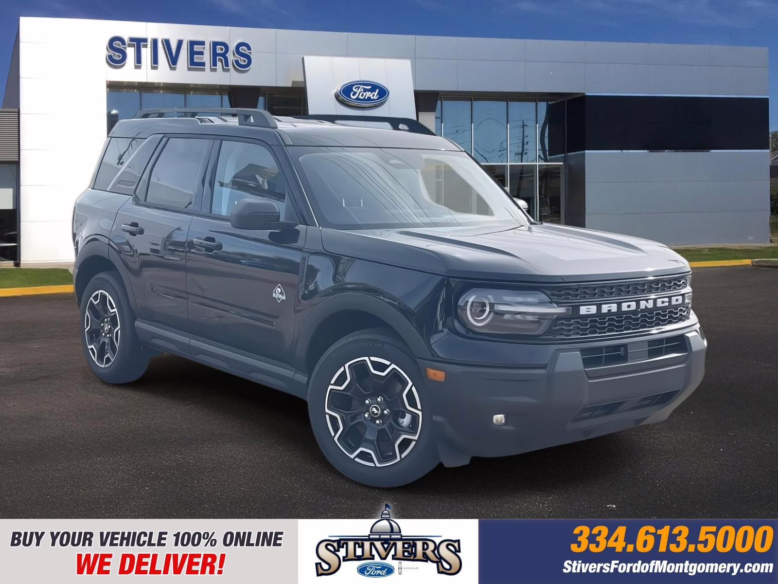 2025 Shadow Black Ford Bronco Sport Outer Banks 4X4 SUV