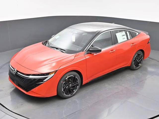 2026 Energetic Ember/Super Blk Nissan Sentra SR FWD Sedan
