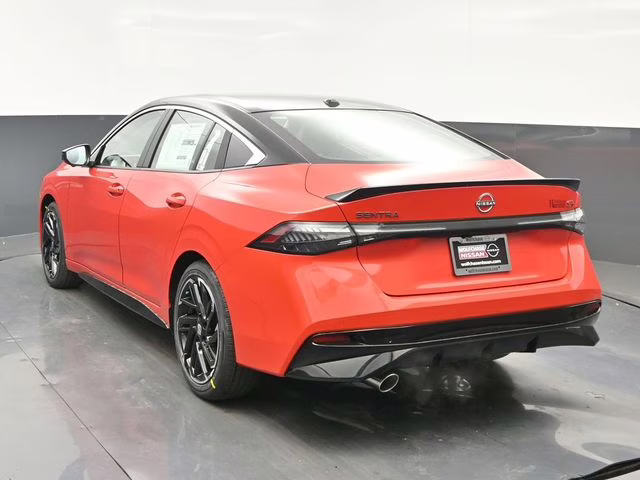 2026 Energetic Ember/Super Blk Nissan Sentra SR FWD Sedan