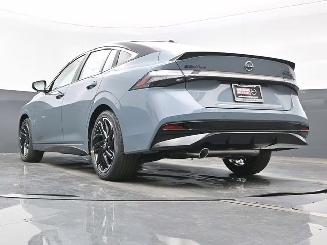 2026 Atlantic Gray/Super Black Nissan Sentra SR FWD Sedan