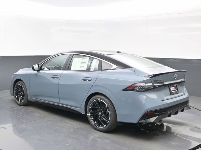 2026 Atlantic Gray/Super Black Nissan Sentra SR FWD Sedan