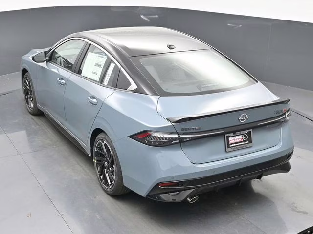 2026 Atlantic Gray/Super Black Nissan Sentra SR FWD Sedan