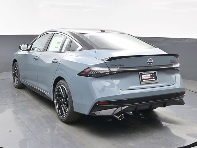 2026 Atlantic Gray/Super Black Nissan Sentra SR FWD Sedan