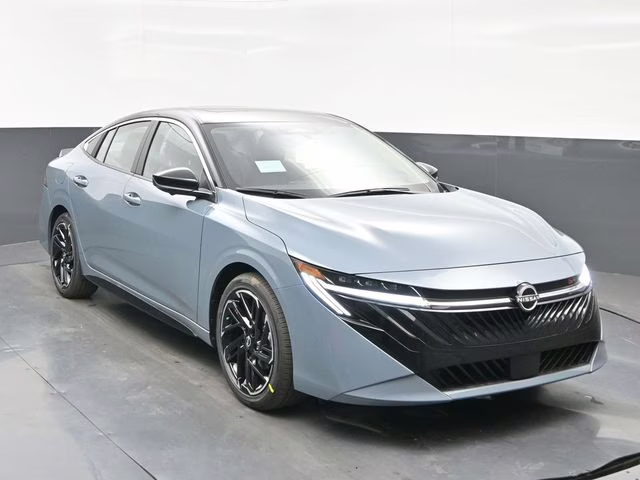 2026 Atlantic Gray/Super Black Nissan Sentra SR FWD Sedan